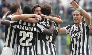 Imágenes Juventus de Turín. Grupo A Champions League. Celebrando un gol. Fotografías: UEFA.com