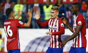 Temporada 2015-2016 Atlético de Madrid-Getafe.Celebración