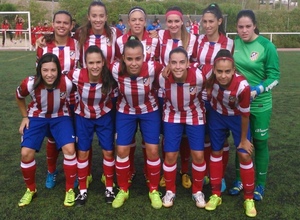 Temp 2014-2015. Once Atlético de Madrid Féminas B ante 