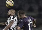 Imagen del partido que la Juve jugó ante la Fiorentina en partido de 14ª jornada de la Serie A italiana