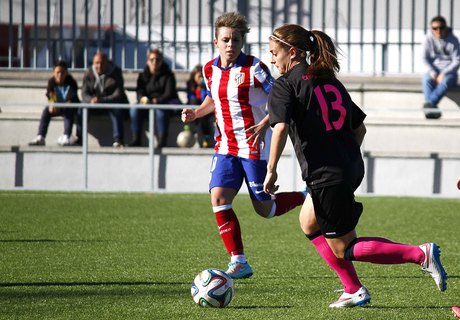 Temp. 2014-2015. Atlético de Madrid Féminas en el partido solidario