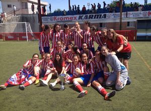 Atlético de Madrid Féminas Juvenil B campeón de la Copa de Madrid