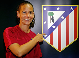 Alexandra Rosillo, jugadora del Atlético de Madrid Femenino