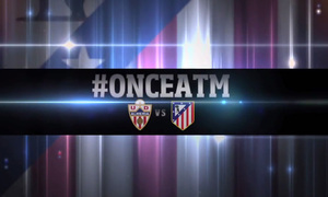 Temporada 2013-14. Once del Atlético de Madrid para el visitar al Almería